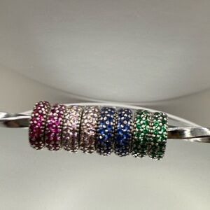 Pandora Set of 2 “Sparkling Spacers” Choose YOUR COLOR! Brand NEW! FIRM!!